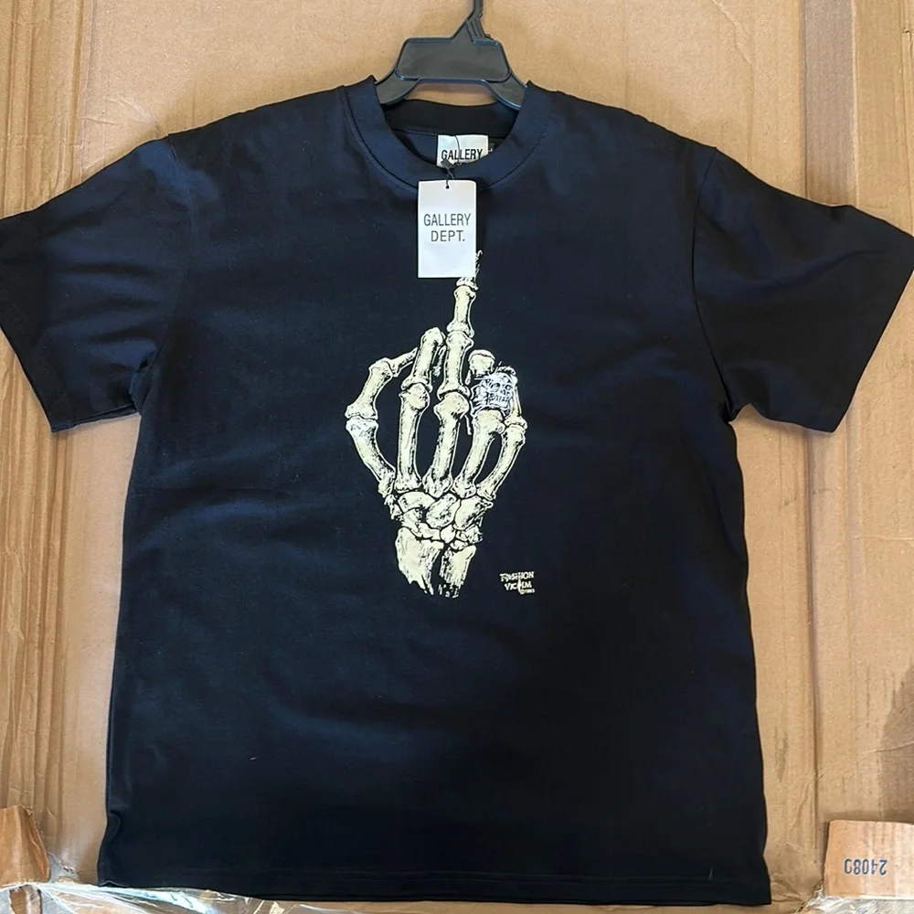 Gallery Dept | Shirts | Gallery Dept Shirt Black Yellowish Middle
